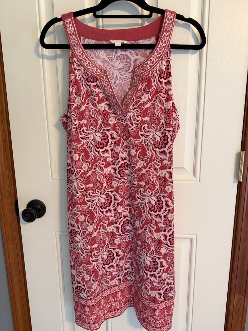 Magnolia Grace Mauve Floral Sheath Dress size L